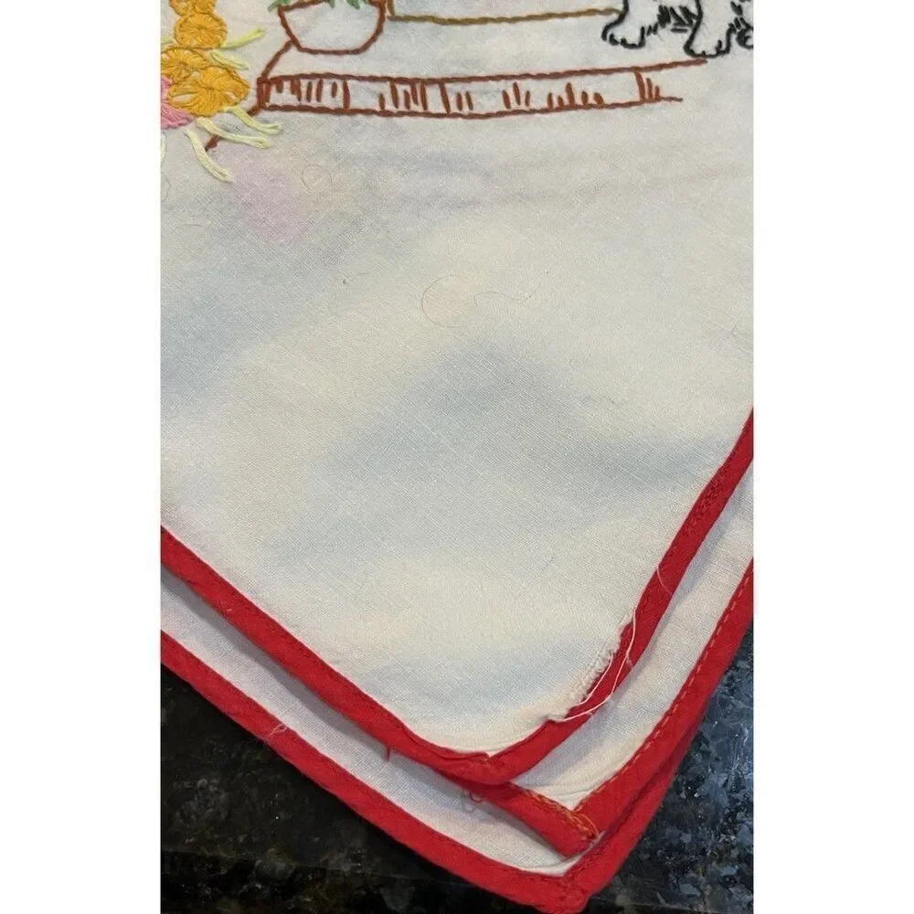 Handmade hand embroidered